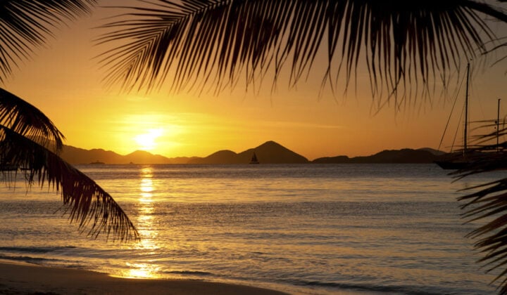 st. john virgin islands sunset