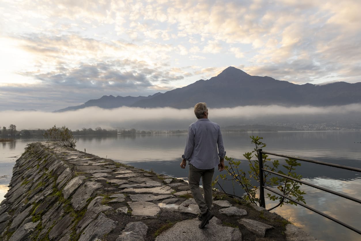 Sunrise at Lake Como
