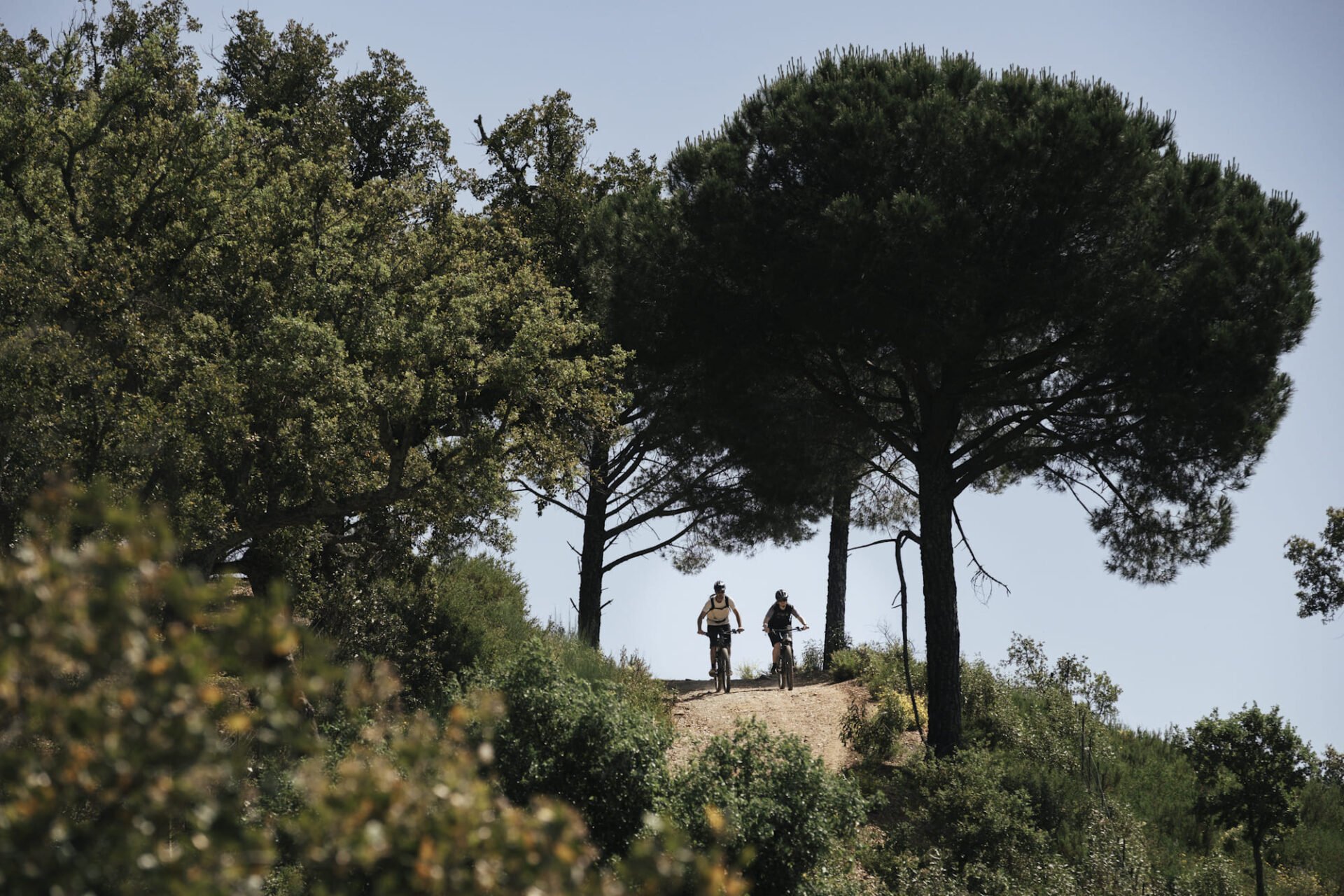 Two MTBers in Andalucia