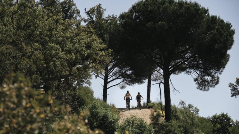 Two MTBers in Andalucia