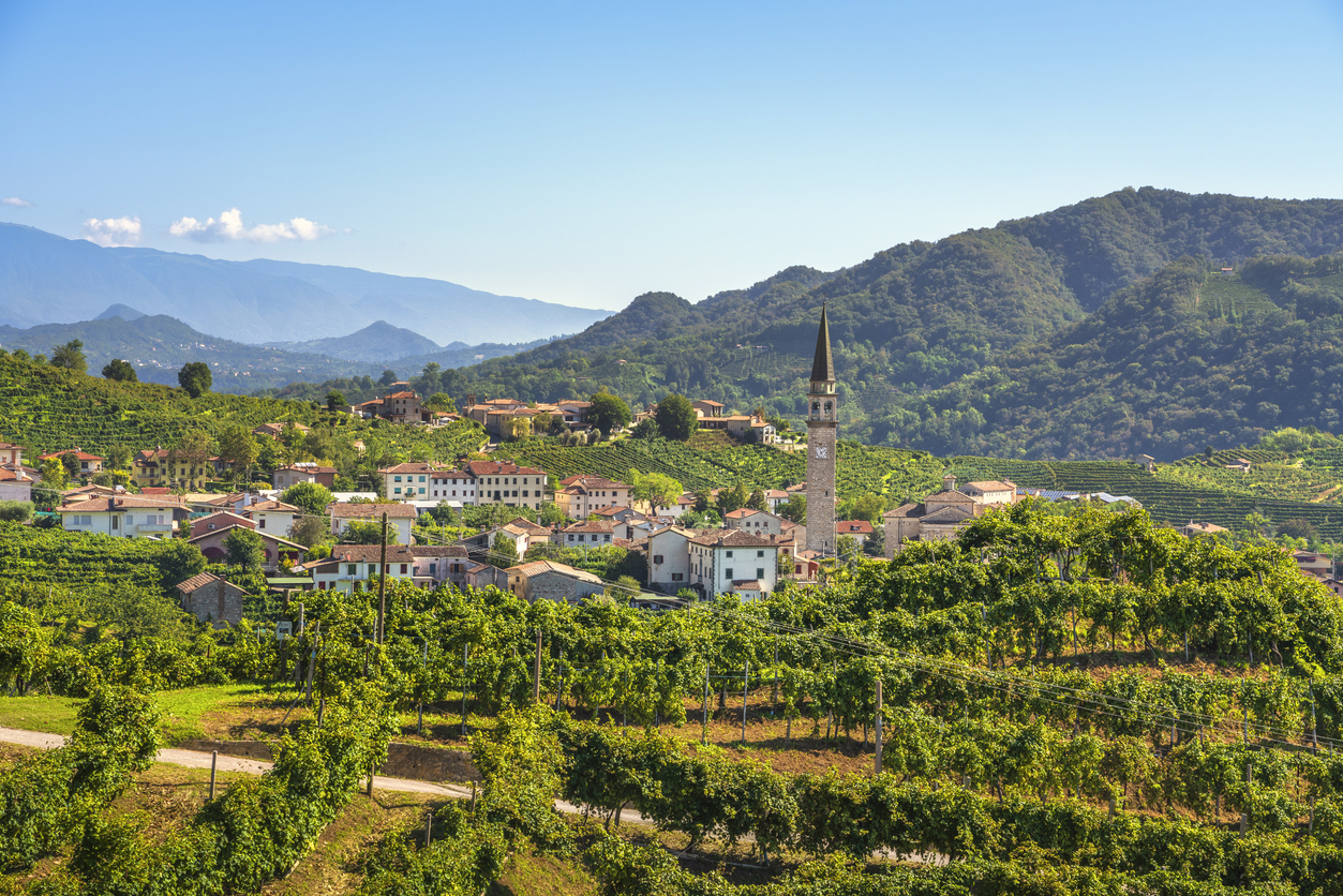 Valdobbiadene in Italy