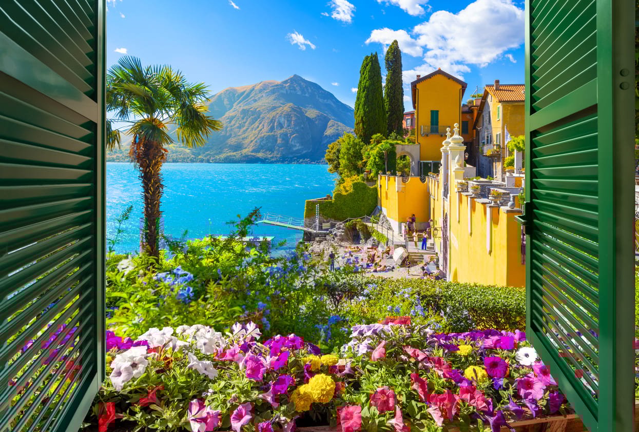 Window view of Varenna