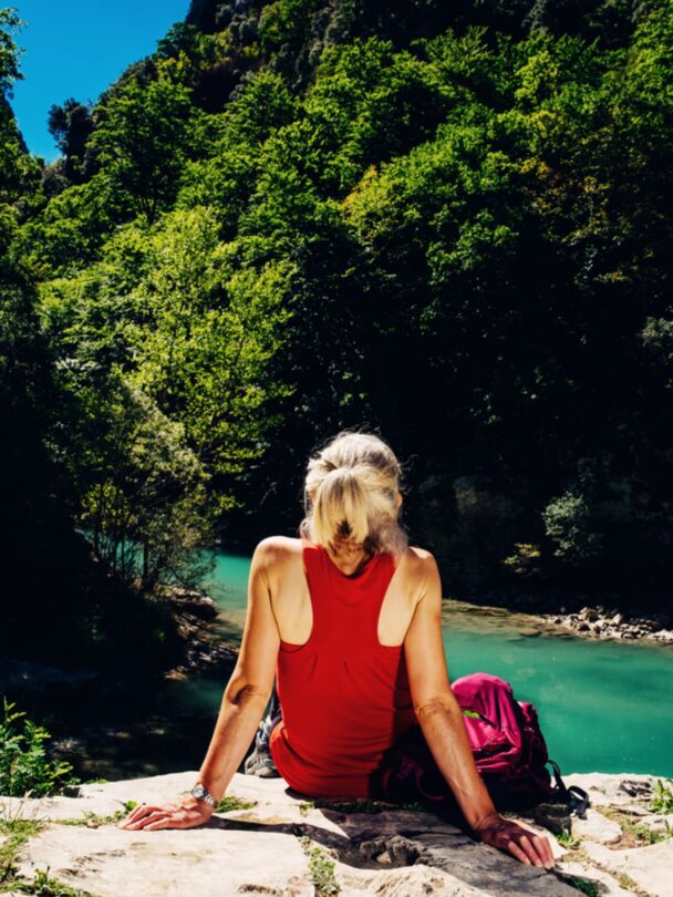 Guided all-women Verdon Canyon hiking tour