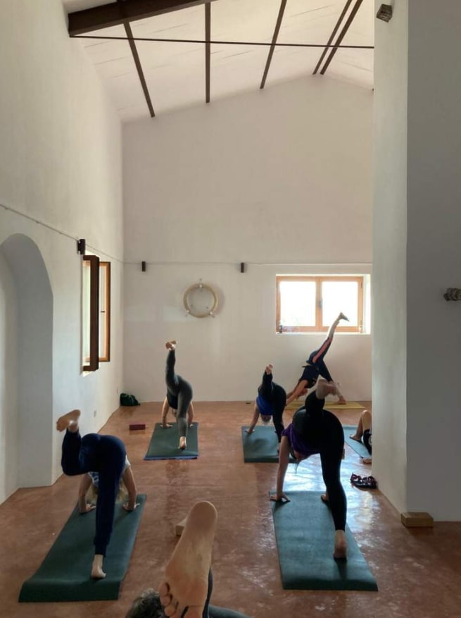 Yoga at hacienda
