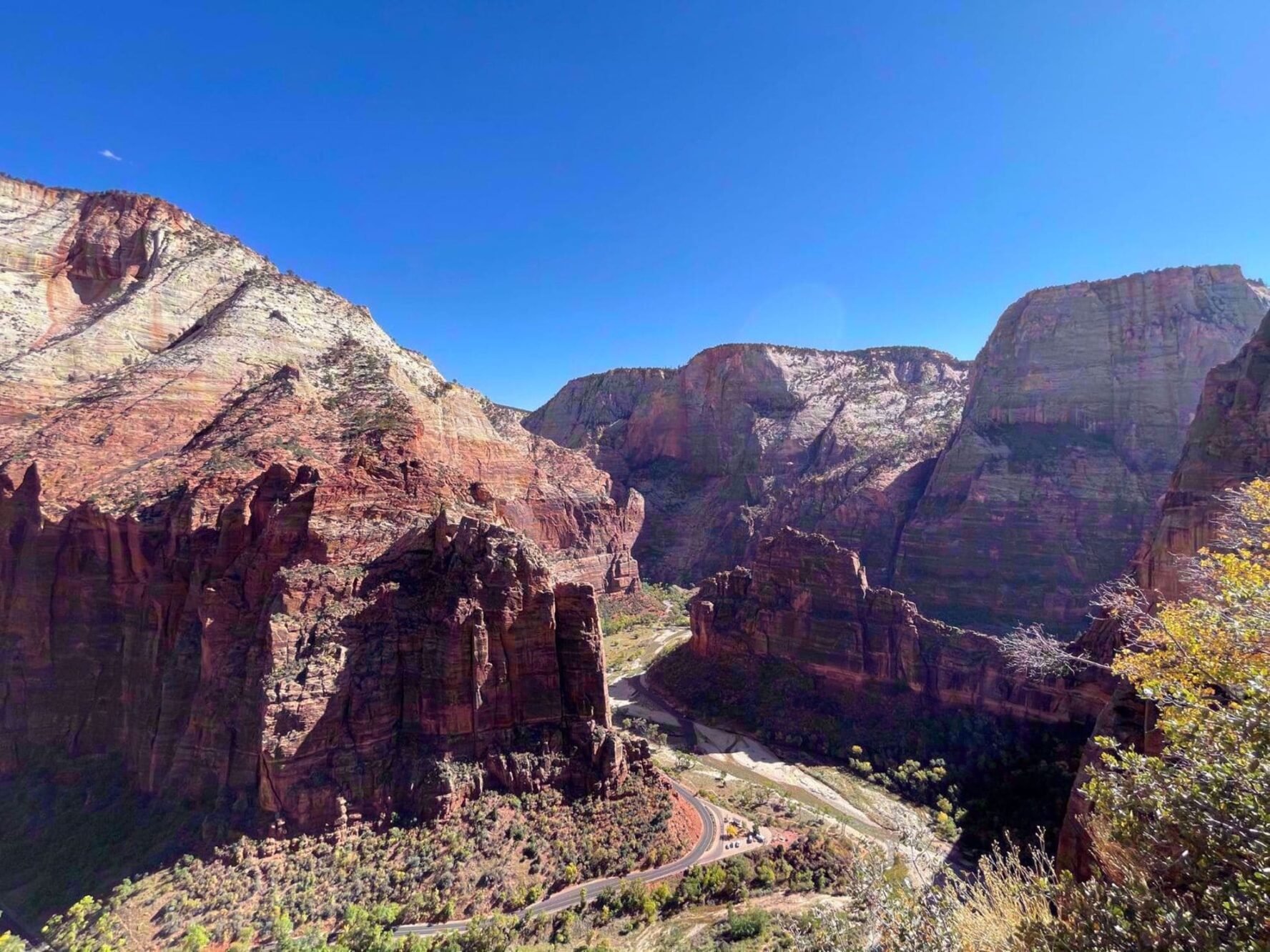 Angels Landing, a rock formation in Zion National Park