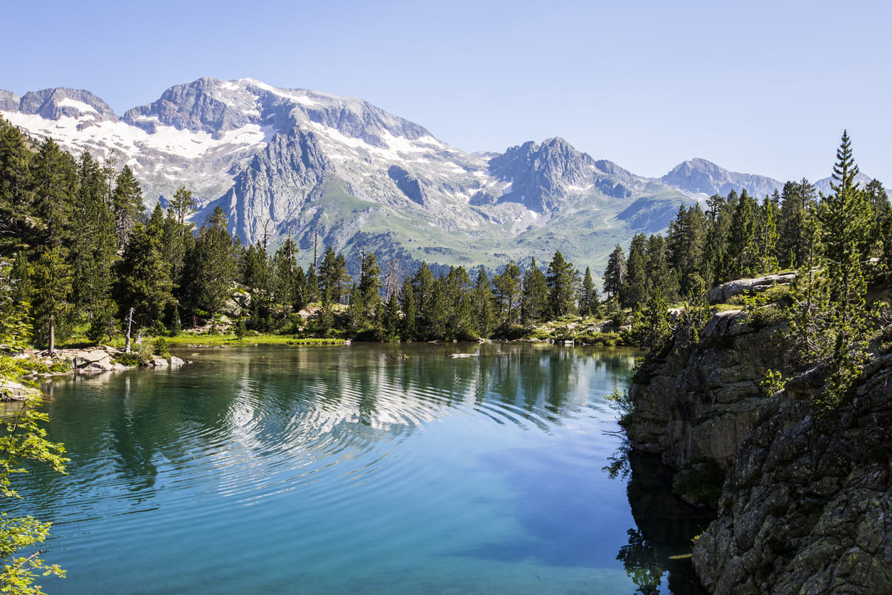 Batisielles lake in the Pyrenees