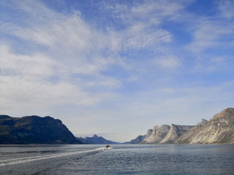Boat in Greenland