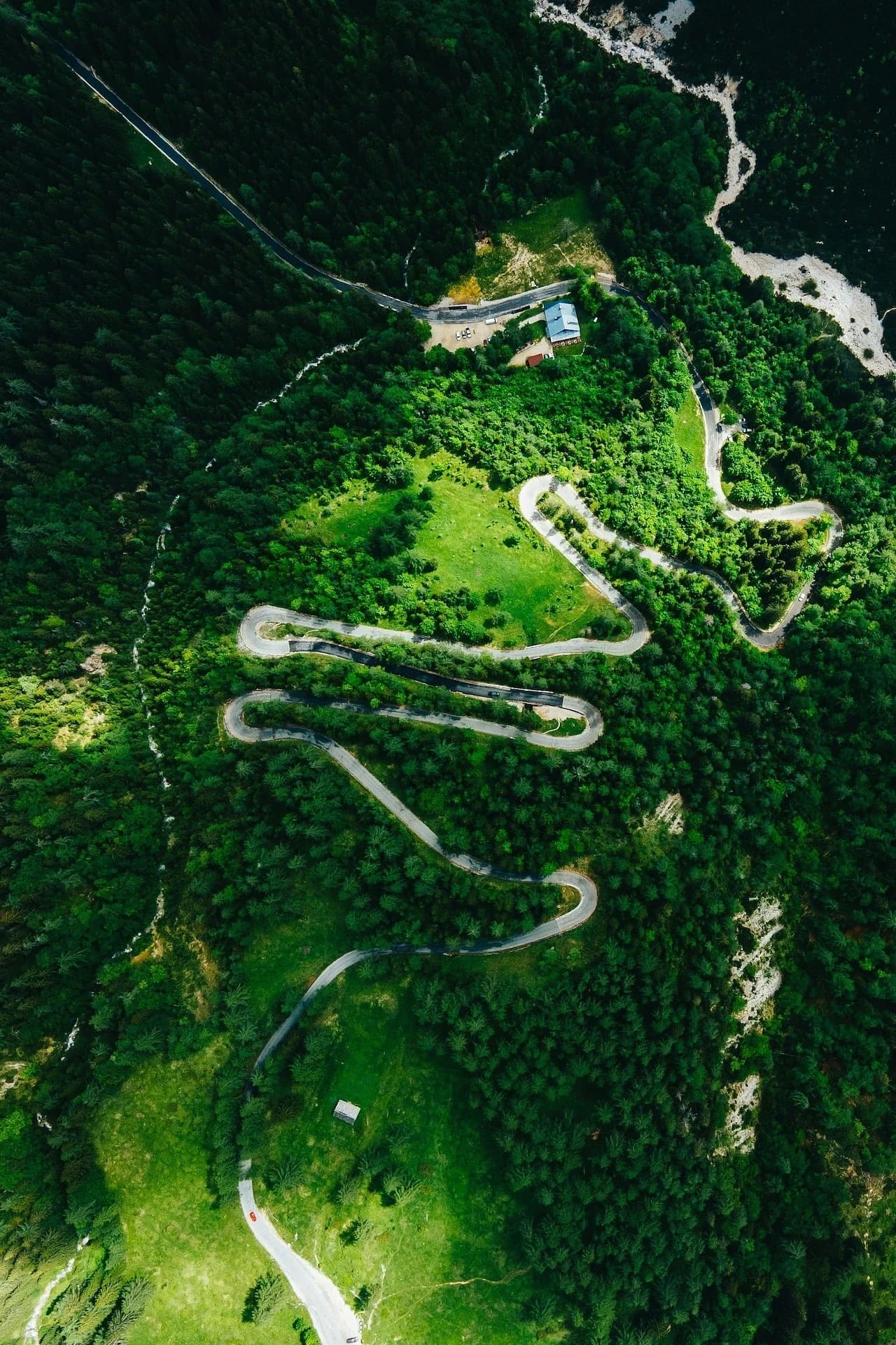 Epic climb, Vrsic Pass in Slovenia