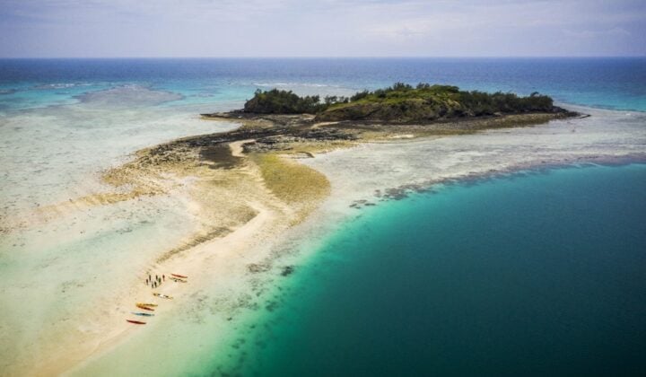 Aerial view on Yasawa Islands