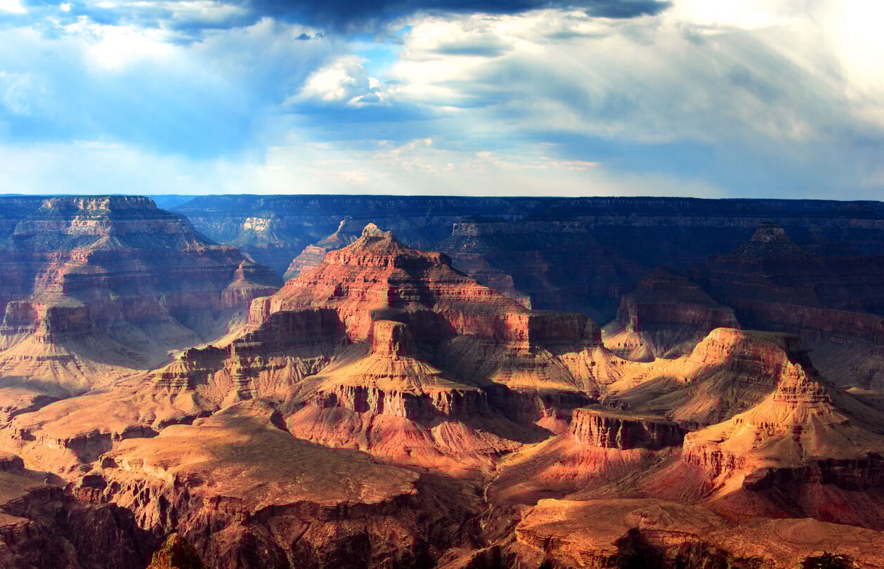 Grand Canyon aerial shot