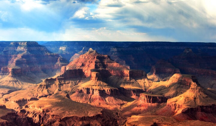 Grand Canyon aerial shot