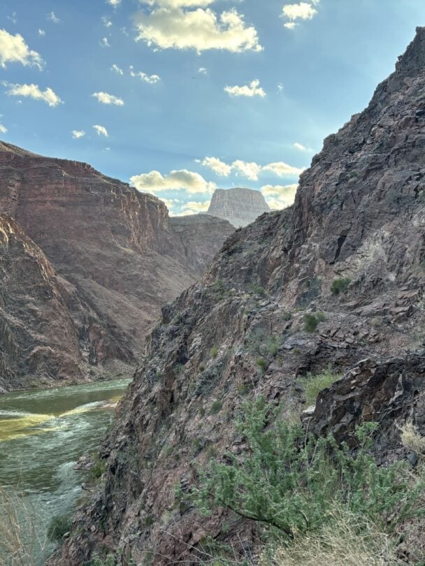 grand canyon happy hikers
