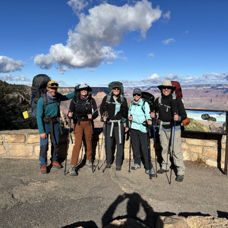 hikers grand canyon
