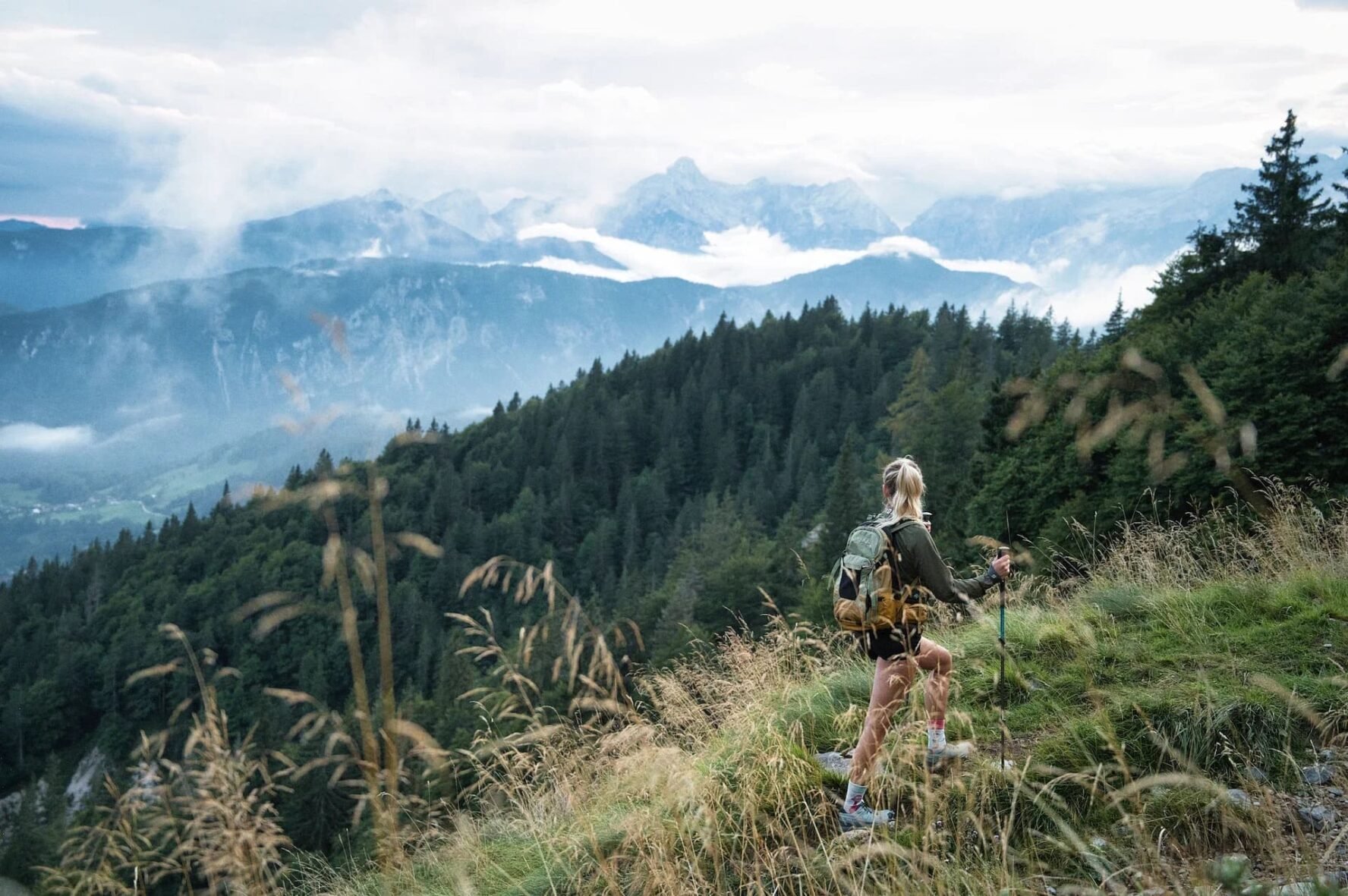 Hiking near Lake Bohinj and Lake Bled