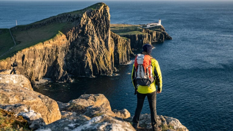 Isle of Skye hiker