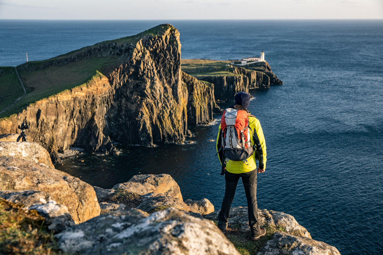 Isle of Skye hiker