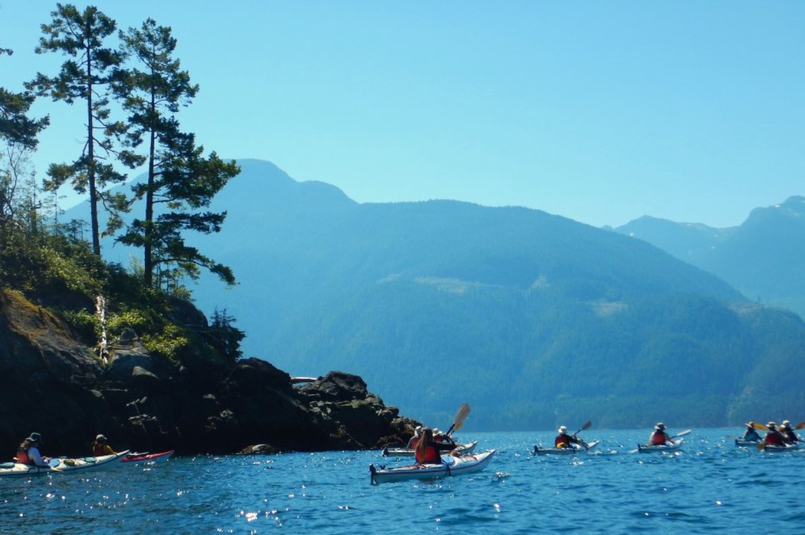 Kayaking, Johnstone Strait, British Columbia