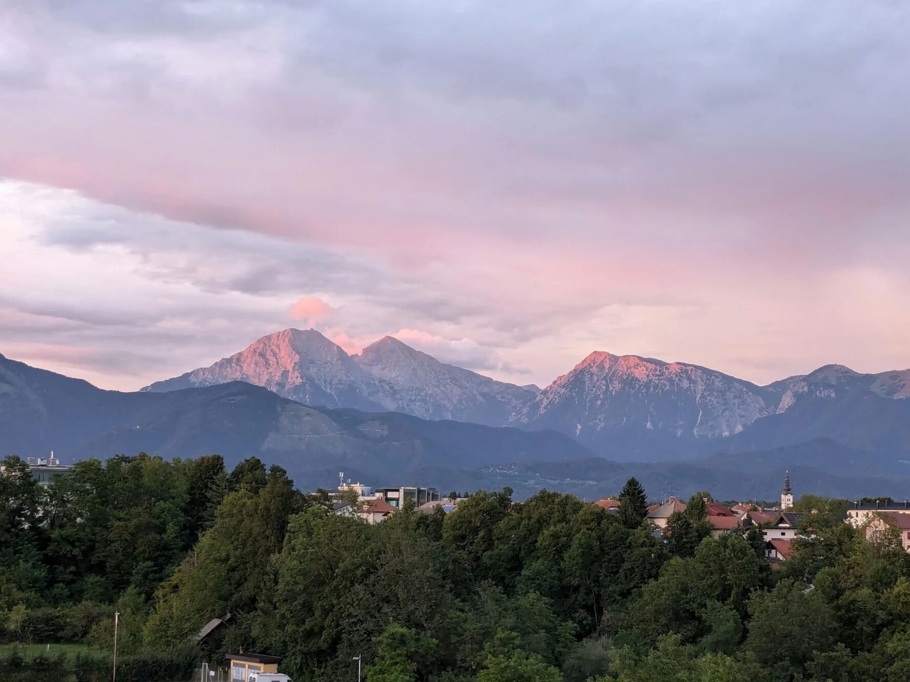 Kranj town in Slovenia