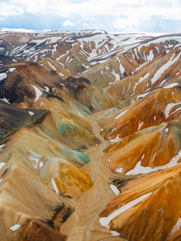 Landmannalaugar Iceland hikers