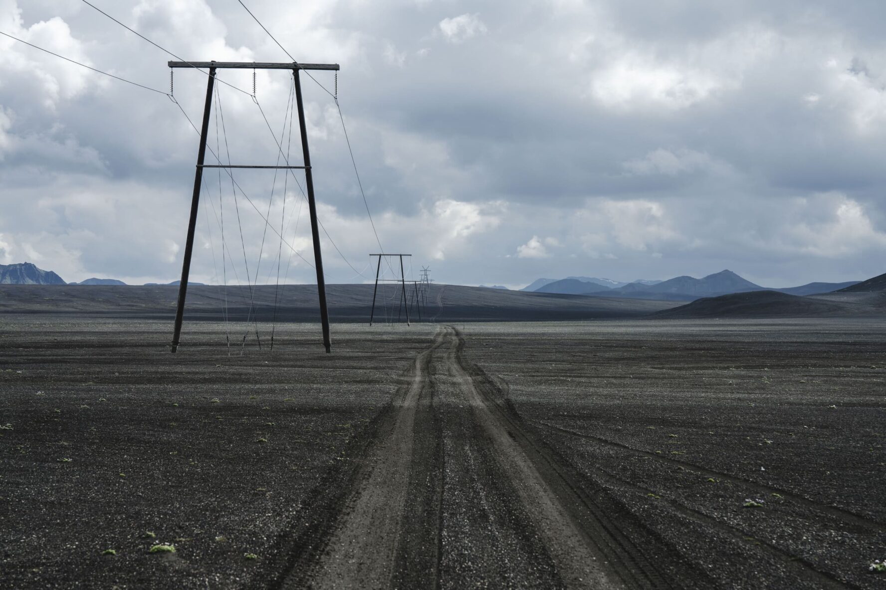 Landmannalaugar endless black soil