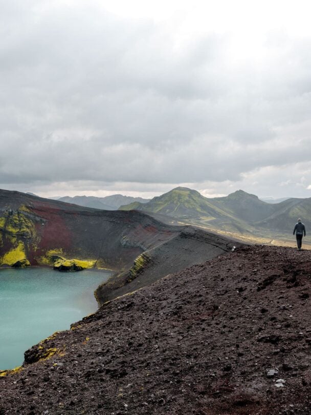 Landmannalaugar Iceland hikers