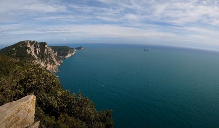 The Ligurian Sea and the cliffs of Cinque Terre