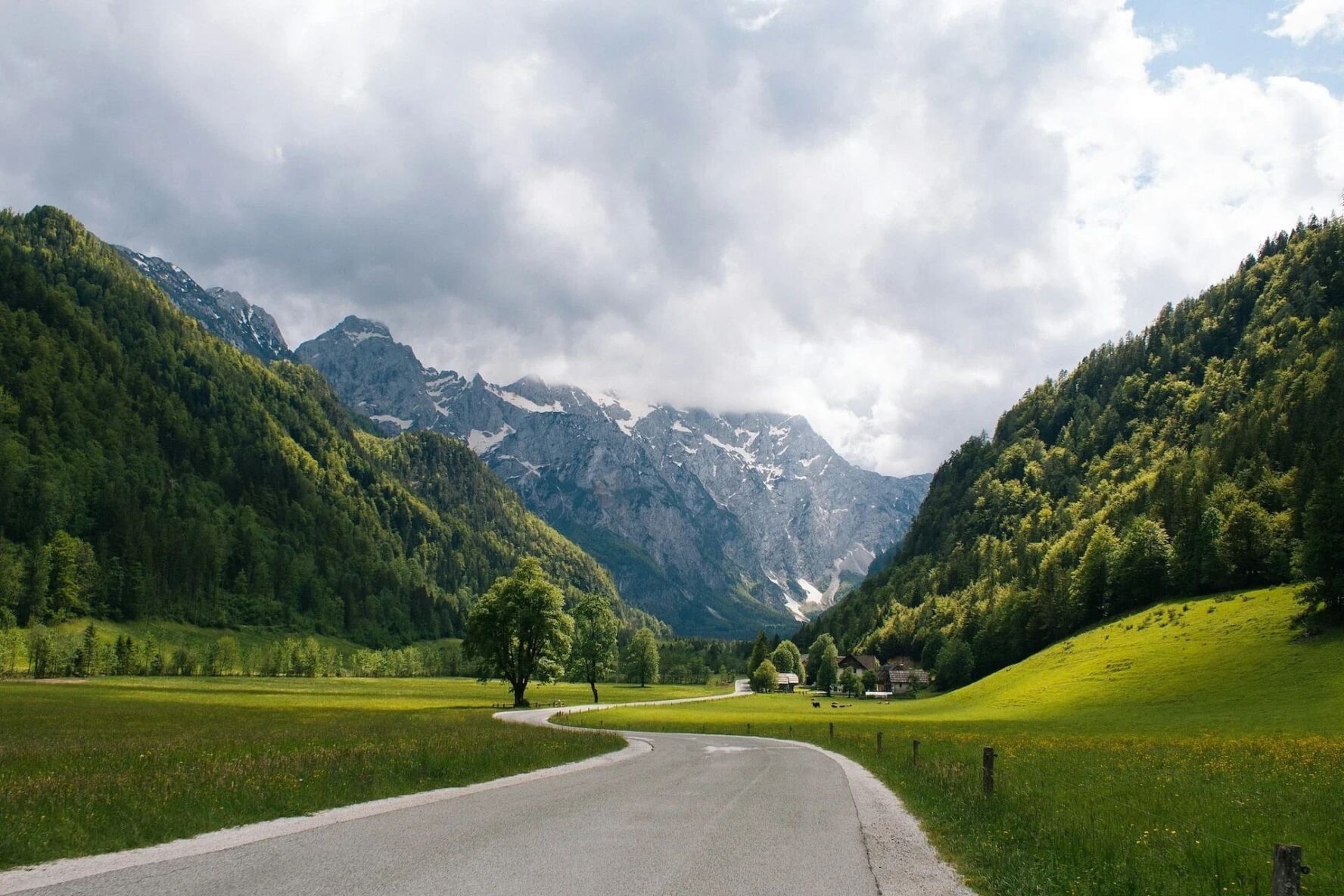 Logar valley in Slovenia