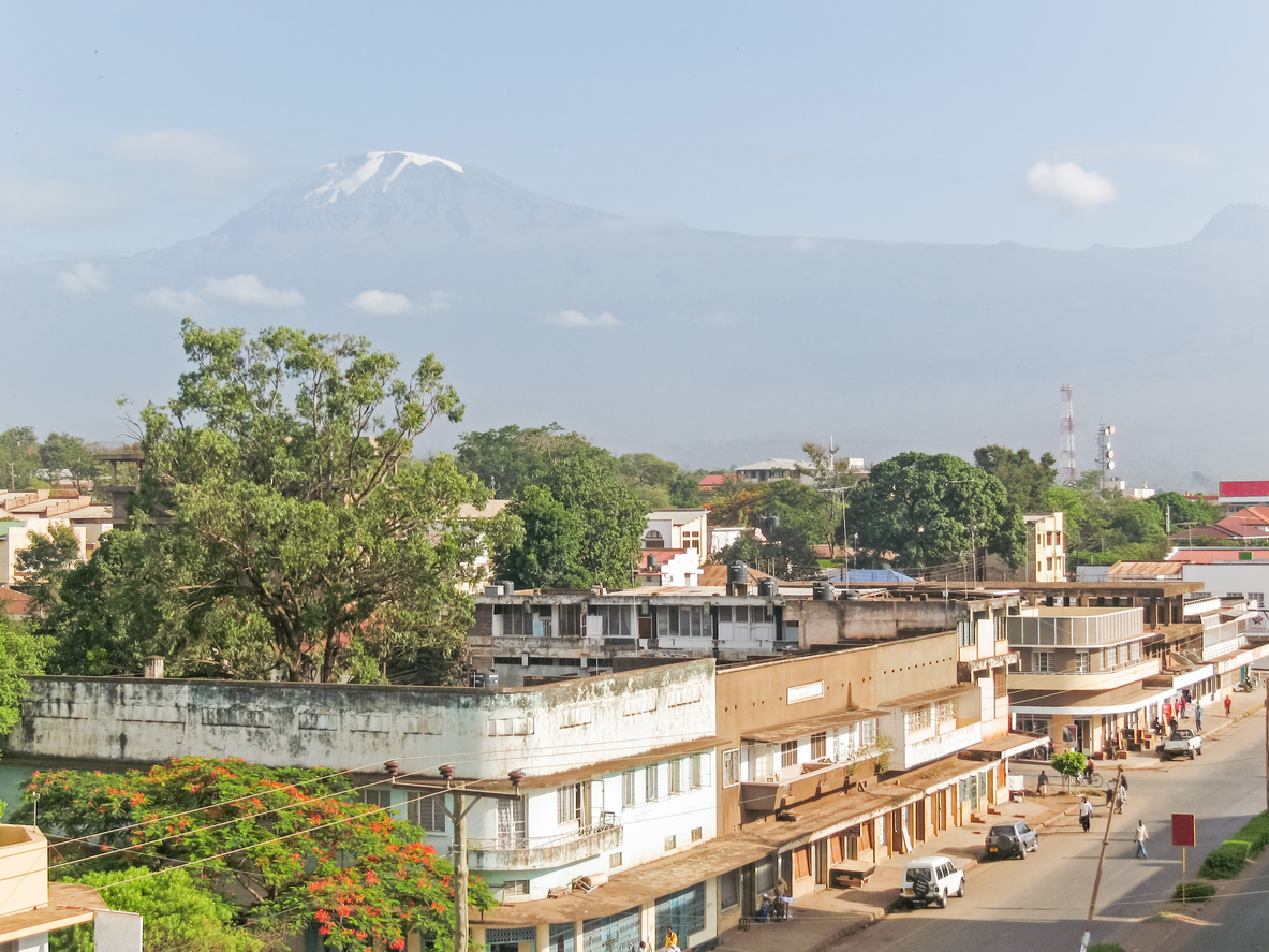View on Mount Kilimanjaro from Moshi