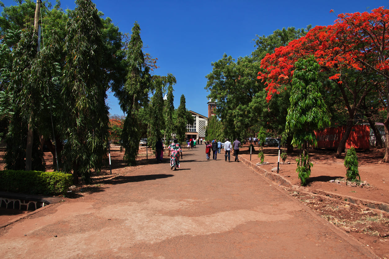 Moshi, a city in Tanzania