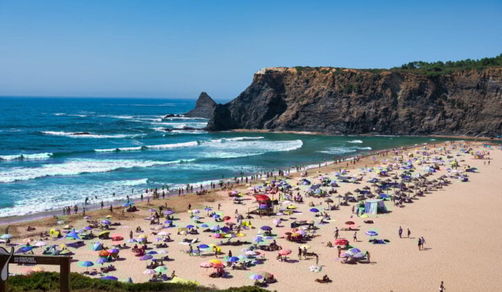 Odeceixe beach in Portugal