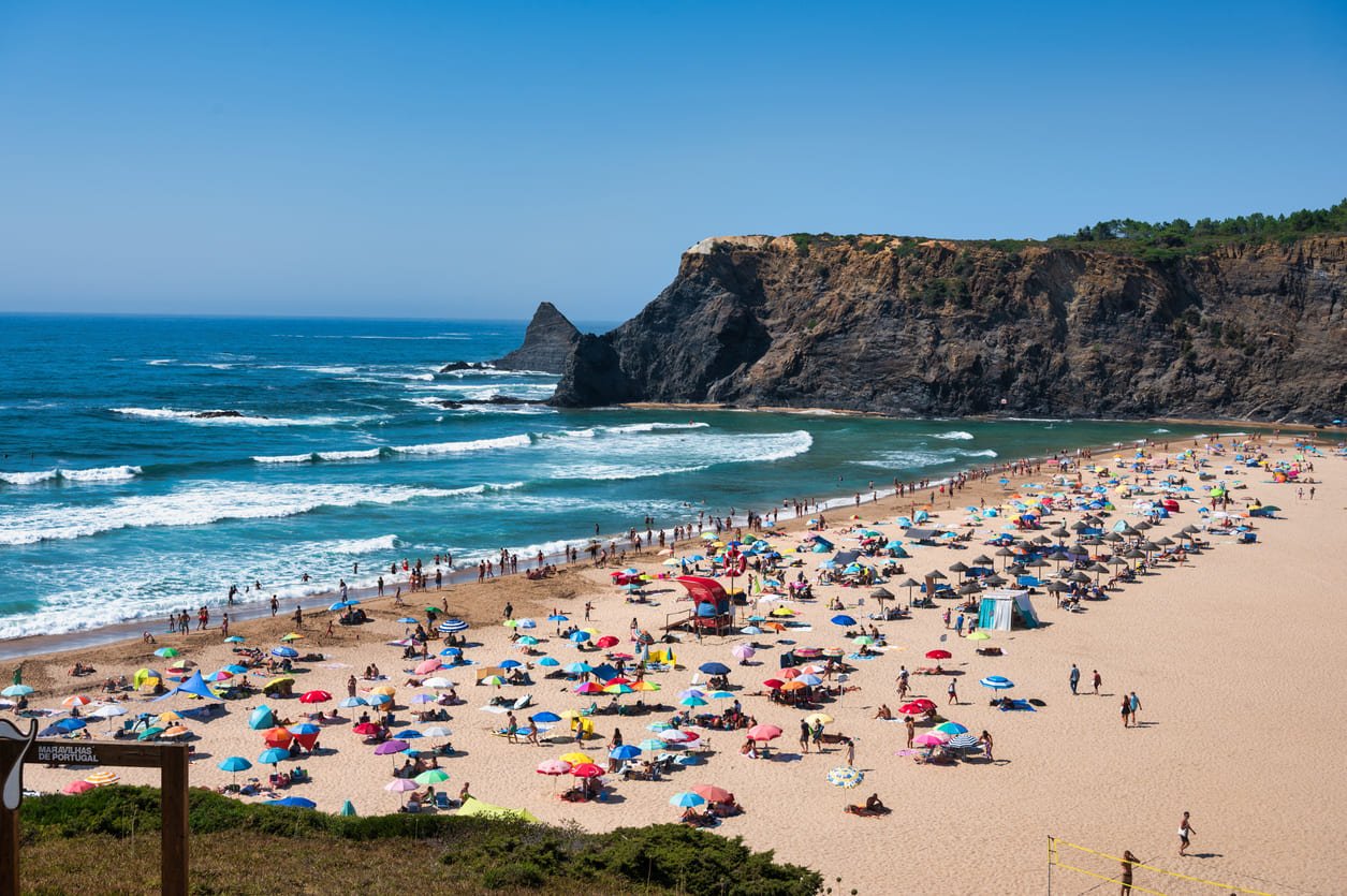 Odeceixe beach in Portugal