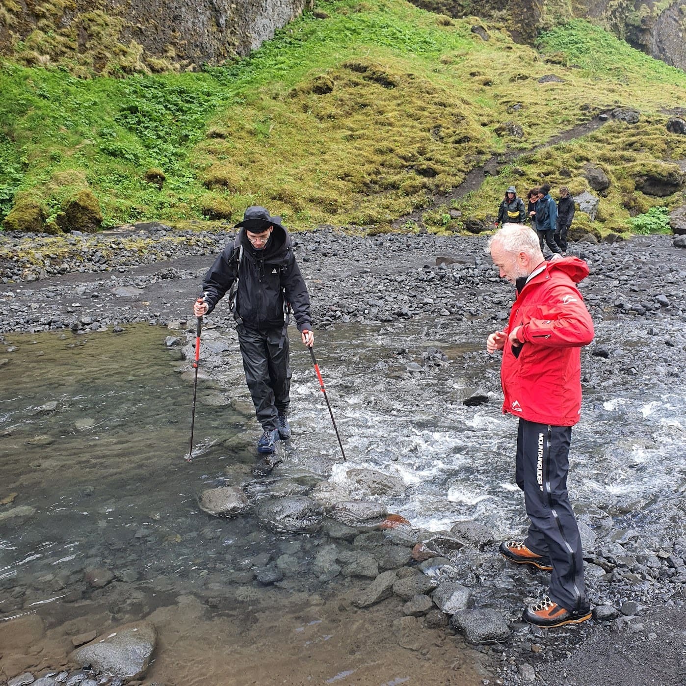 River crossing in Iceland