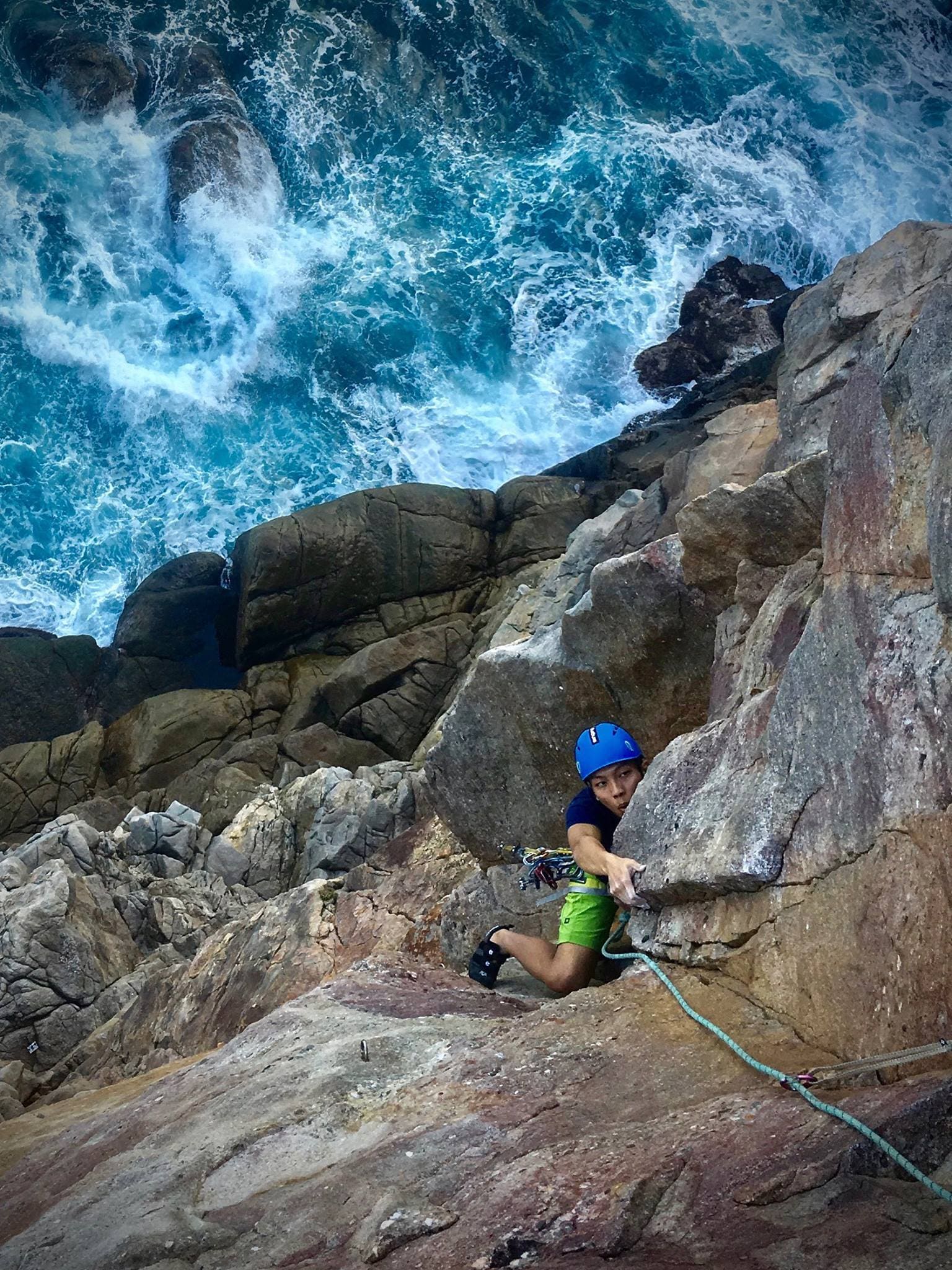 Rock climbing in Taiwan