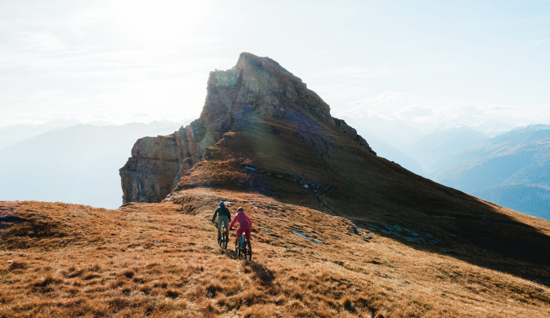 Rock outcrop in the Swiss Alps