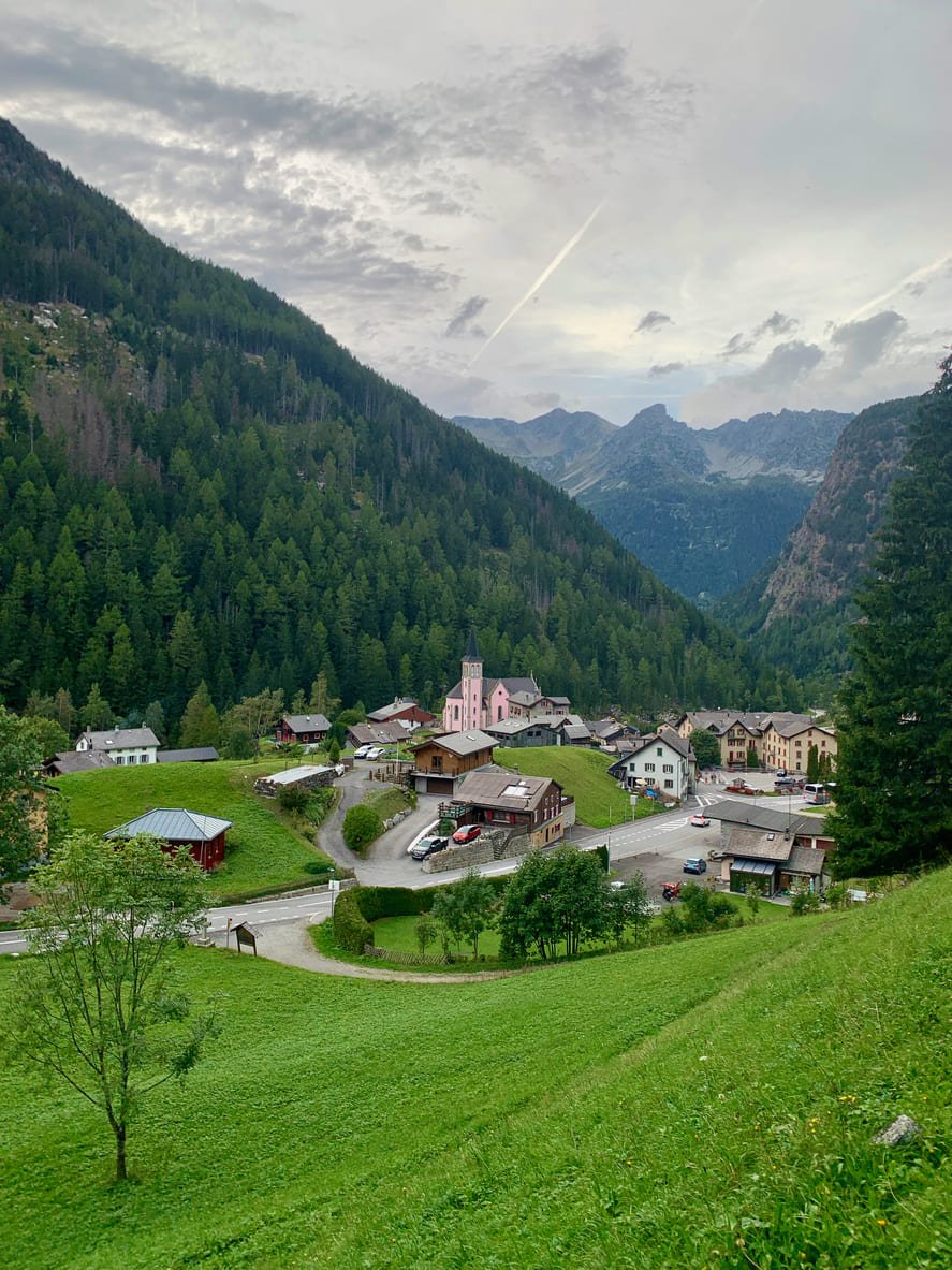 Trient Swiss village