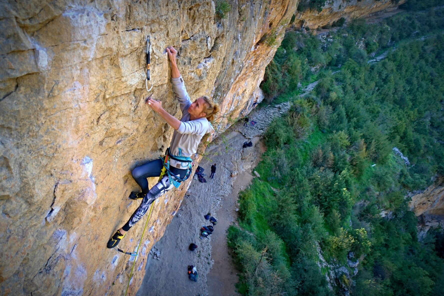 View above climber, Cuenca