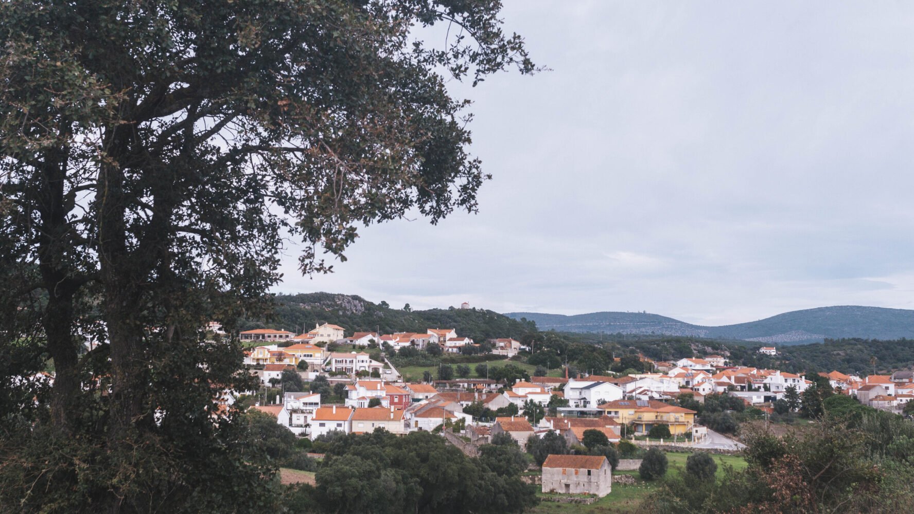 A village in a valley in Portugal