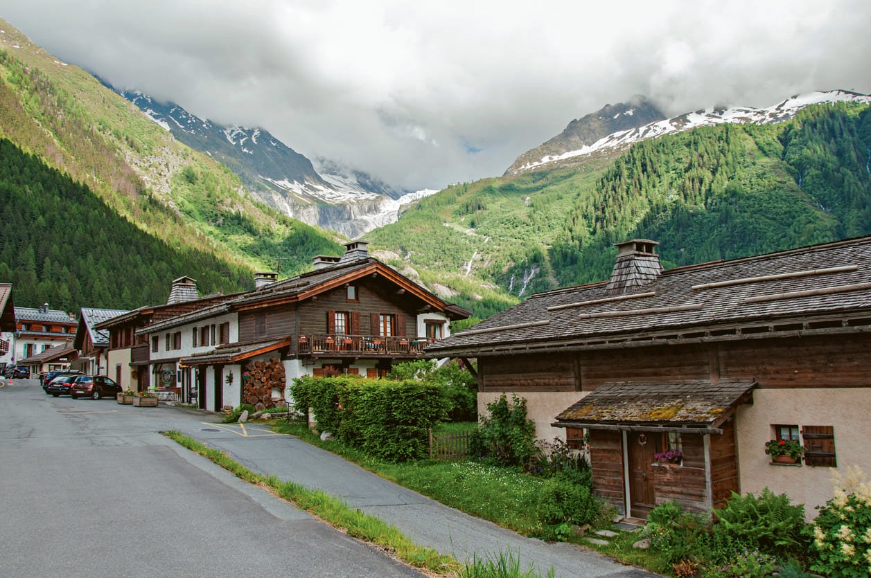 Argentière, charming village in France