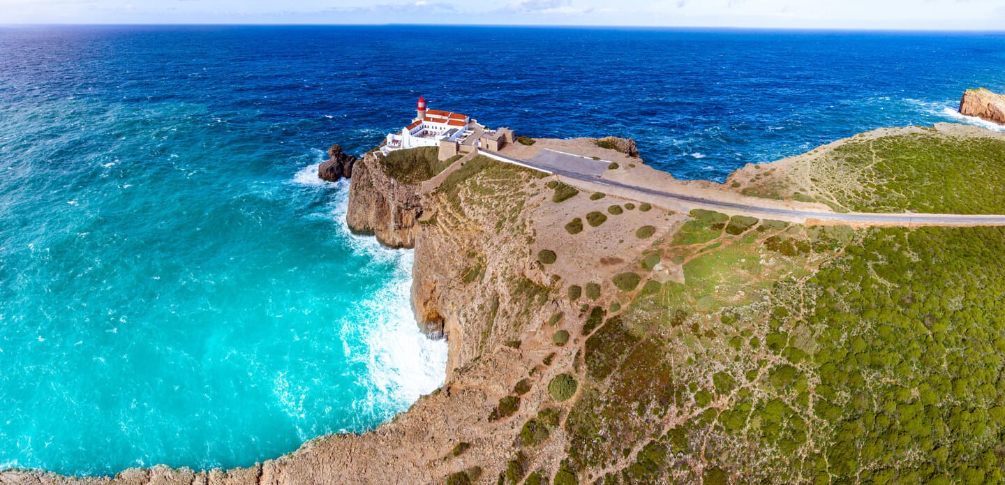 Cape St. Vincent aerial view