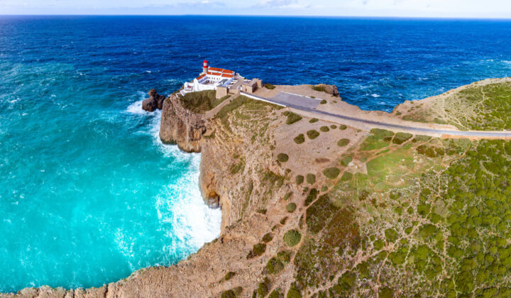 Cape St. Vincent aerial view