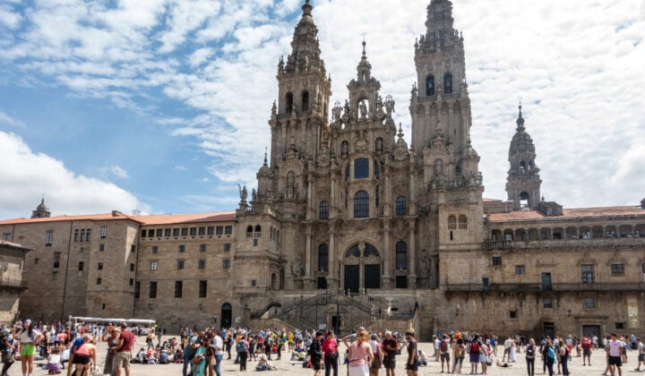 Cathedral in Santiago di Compostela