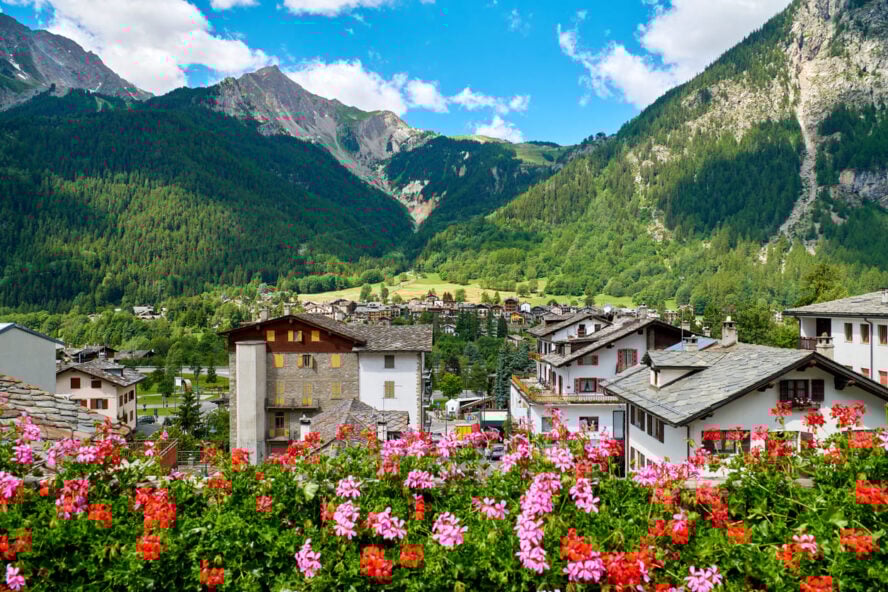 View on Chamonix, France