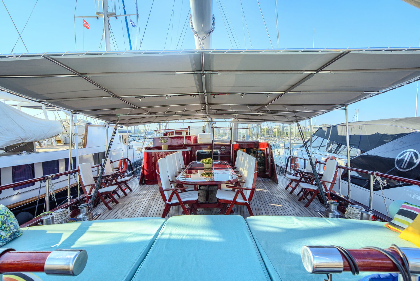 Dining area on Erato