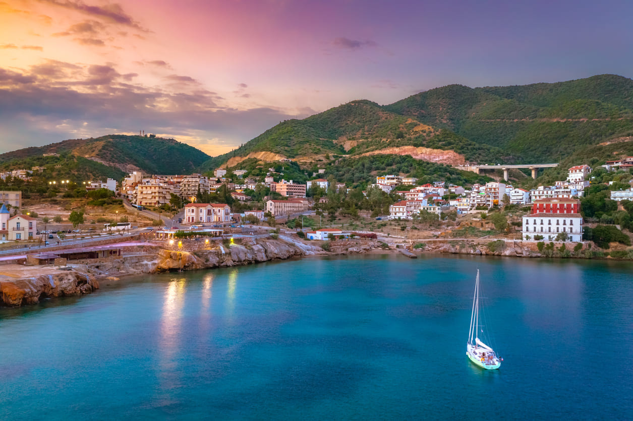 Euboea island in Greece