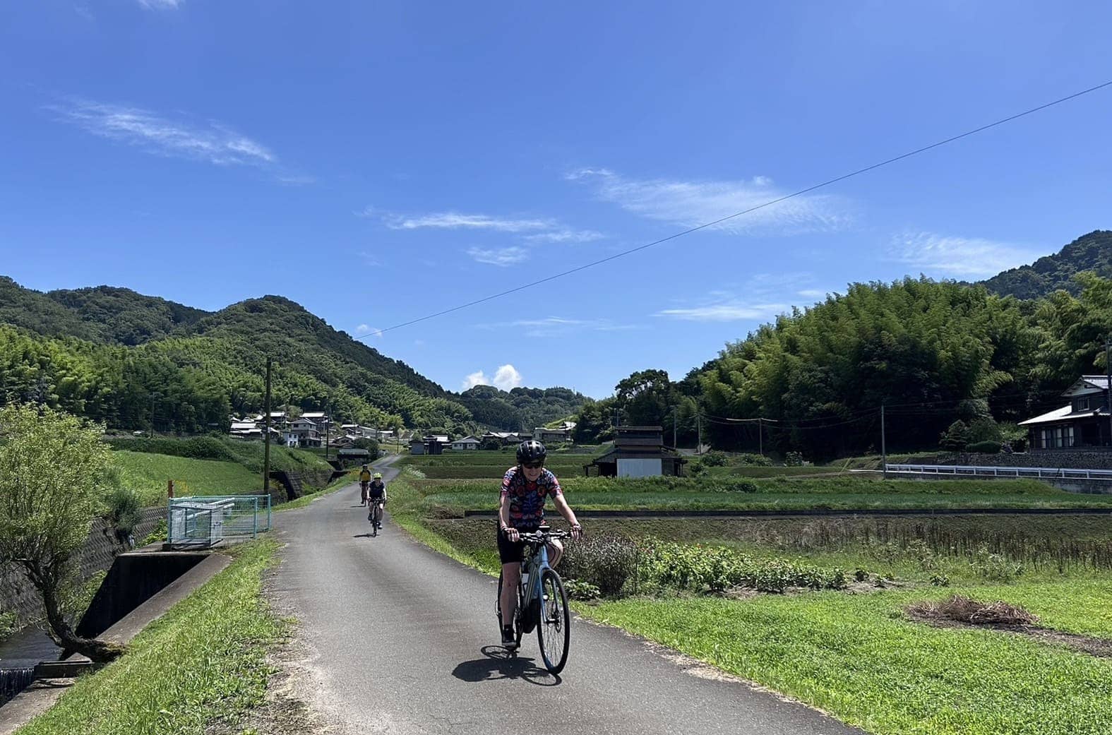 Farmlands cycling, japan