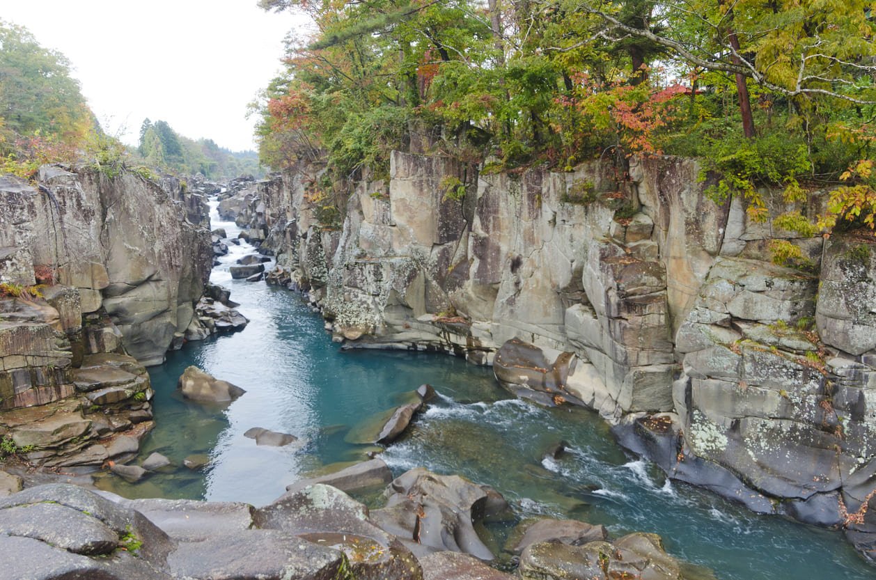 Genbikei gorge in Japan