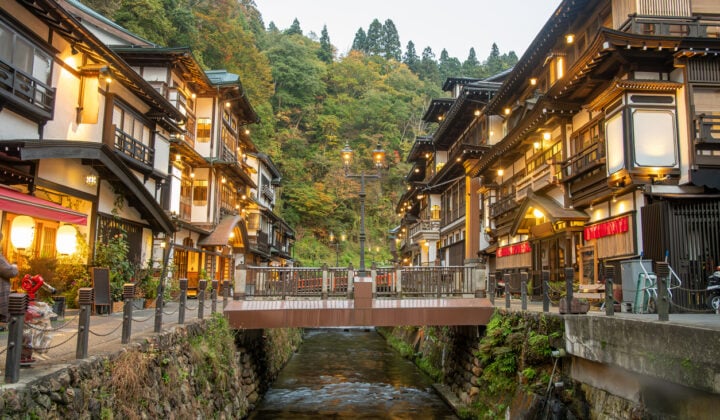 ginzan town japan