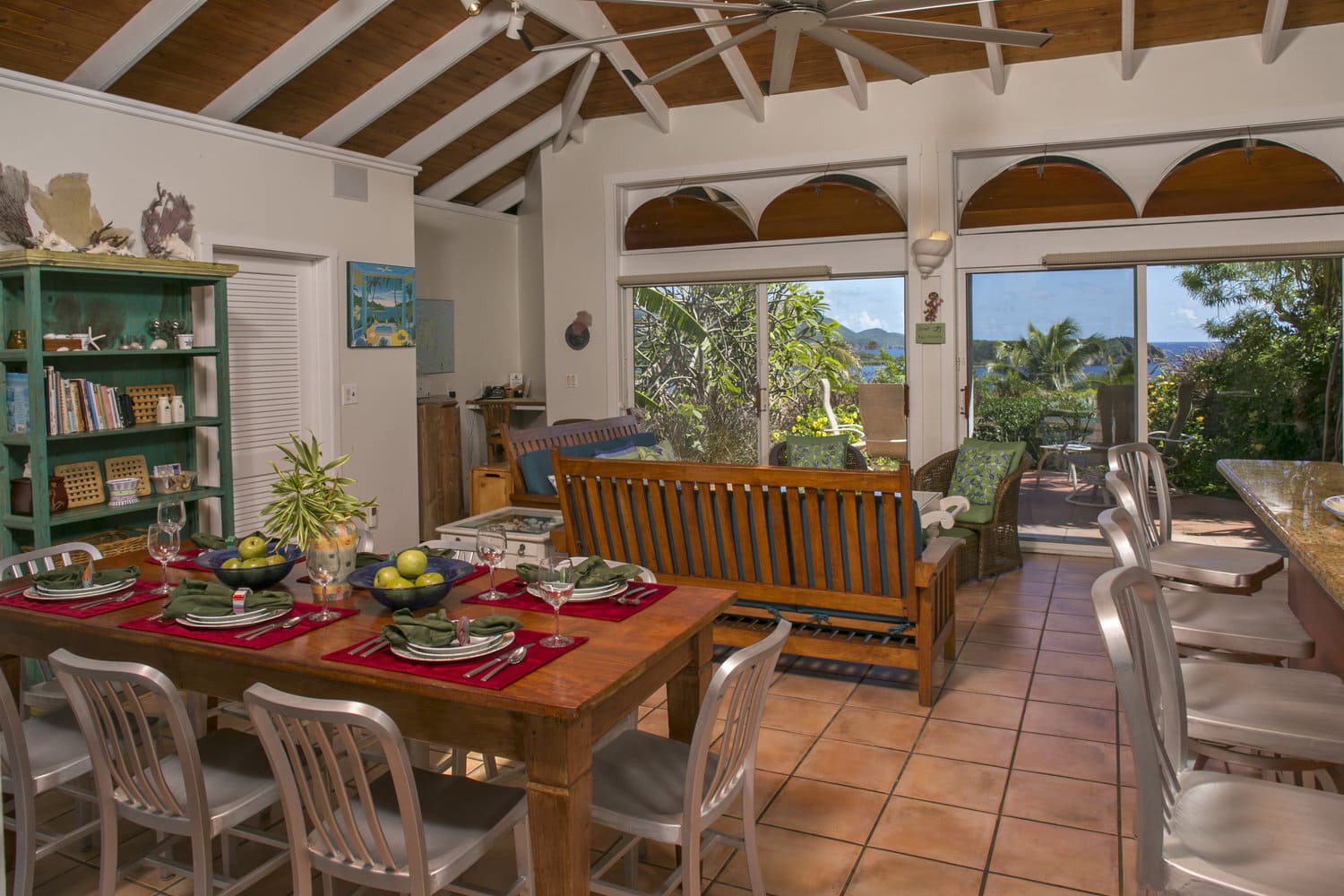 Great room at Great Expectations Villa St. John