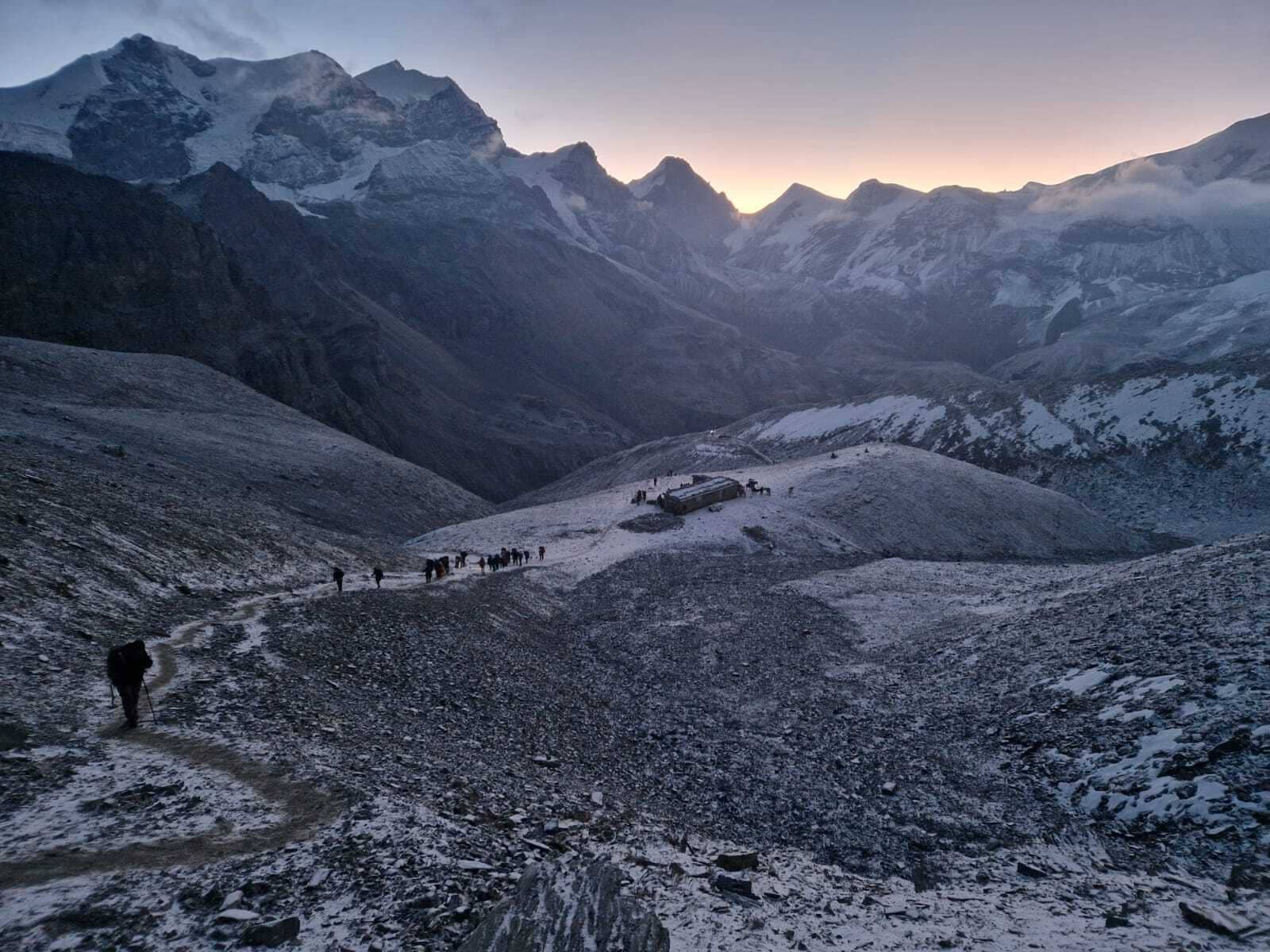 High camp to Thorang La trek