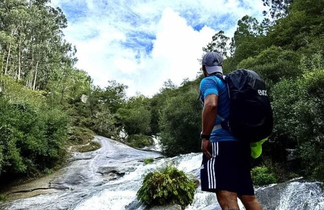 Hiking Camino soft way